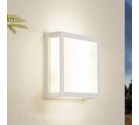 Applique extérieur Sivana Lindby, dimmable, blanc, Matière Plastique, Moderne, Applique Exterieur