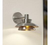 Applique extérieur Thais Lucande, dimmable, gris, Inox, Moderne