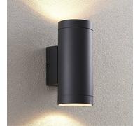 Lucande Applique Exterieur Thomke à intensité variable (Moderne) en Gris Aluminium (à 2 lampes, E27), Murale Exterieur, Luminaire Lampe Jardin, Eclairage