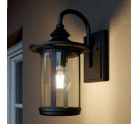Applique extérieur Zayn Lindby, dimmable, noir, Aluminium, Antique, Applique Exterieur