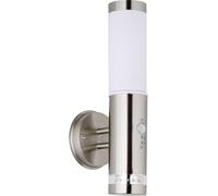Brilliant Applique extérieure Bole – détecteur de mouvement – 60 W – acier inoxydable