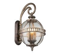 Applique Extérieure Boule 3X E14 57,8 Cm Haut IP44 En Bronze Lampe De Cour