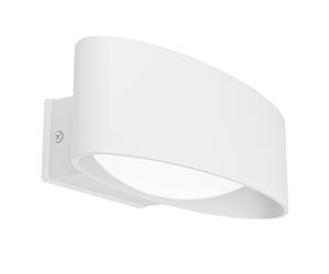 Applique extérieure CHINOA IP54 LED 10W en aluminium et acier blanc 270x0x75mm