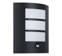 Applique extérieure CITY IP44 E27 1X40W en acier galvanisé noir 235x0x260mm