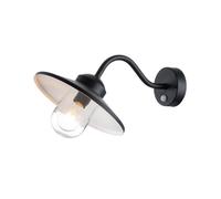 Applique extérieure - ELSTEAD LIGHTING - Klampenborg - Dôme noire - IP44 - Acier inoxydable 304
