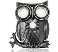 Applique Lumineuse & Sonore - FISHTEC - Détecteur de Mouvement - Forme Hibou Noir