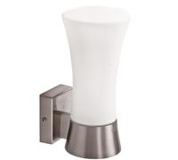 Applique extérieure Jardin Terrasse Acier inoxydable Verre Eglo Wall Street 88725