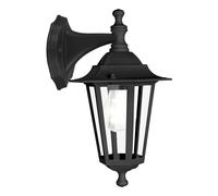 Applique extérieure LATERNA 4 IP44 E27 1X60W en fonte d'aluminium noir 165x0x350mm