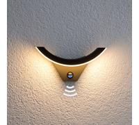 Applique Extérieure Led Half À Détecteur gris graphite, blanc