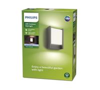 Applique extérieure LED Philips Arbour - Anthracite - 600 lm - 6W - IP44