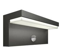 Applique extérieure LED PHILIPS Bustan avec détecteur de mouvement Anthracite Blanc