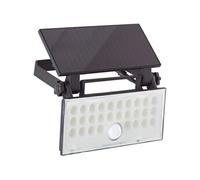 Brilliant Applique solaire Luton G40421/06 – LED 6 W avec détecteur de mouvement – Noir