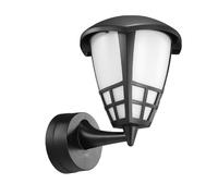 Applique exterieure murale pour ampoule E27 LED 60W 600 lm noir design moderne