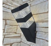 Applique extérieure pyramide 1000 lumens gris anthracite