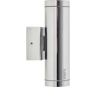 Applique Extérieure SERRES En Laiton GU10 IP64 En Chrome Lampe Spot Mur Maison