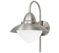 Applique extérieure SIDNEY IP44 E27 1X60W en acier inoxydable D270mm