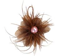 Applique florale artistique avec perles pour jupe de soirée, vêtements, col à plumes, broche à coudre accessoire de mariage