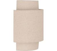 Atmosphera - Applique murale nahel en lin beige 20x13cm