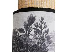 Applique Incurvée Rotin Tissu Beige