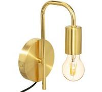 Applique murale ""Keli"" métal doré D12cm - Atmosphera Créateur d'intérieur