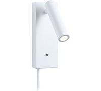 Paulmann 71108 Applique LED Hulda USB C 3000K 130lm 230V 2,5W gradable Blanc dépoli Lampe de lecture murale