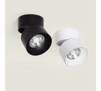 Applique LED 30W Aluminium Ronde Noire New Onuba