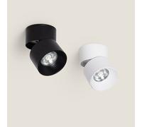 Applique LED Aluminium Ronde New Onuba 15W Noire