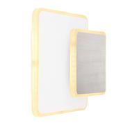 Applique LED argent petite lampe spot orientable carrée blanc 20 cm