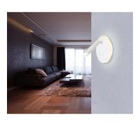 Applique LED blanc salon salle à manger spot orientable D 15 cm