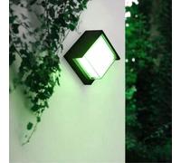 Applique LED Connectée WiFi RGBW 12W IP54 Carrée avec Cache