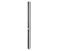 Applique LED d'Extérieur 100 cm avec Détecteur de Mouvement en Acier Noir S