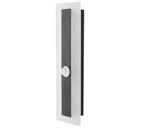 Applique LED d'Extérieur 30 cm avec Détecteur de Mouvement en Acier Noir Sa