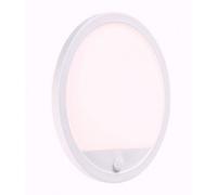 Applique Led D'extérieur À Détection - 15w - Ip44 - Blanc - Lamina Paulmann Multicolore
