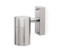 Applique LED dimmable avec télécommande applique murale lampe d'extérieur maison applique murale balcon, RVB changement de couleur, acier inoxydable argent, 3,5W 290lm blanc chaud, LxPxH 6x11,7x10cm