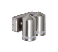 vidaXL Applique LED 41103 – acier inoxydable, tête conique