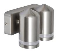 vidaXL Applique LED acier inoxydable avec tête conique 41103