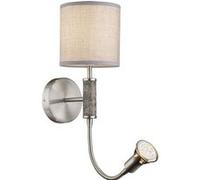Applique led en nickel mat 58,5x20x15cm gris globo lighting 21558 Gris G