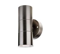 Applique LED Extérieur 2xGU10 Portafaretto Doppia Grigio IP44 V-TAC VT-7622