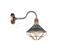 Applique LED Extérieur E27 Lanterna Lampe Mur VT-720R Bronzo V-TAC IP65