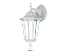 V-TAC Applique murale de jardin VT-750 E27 IP44 40 W vers le bas Blanc mat