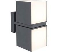Applique LED extérieure Lutec CUBA 5193801118 anthracite Anthracite G