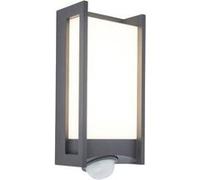 Applique LED extérieure Lutec QUBO 5193002118 blanc chaud anthracite Blanc G