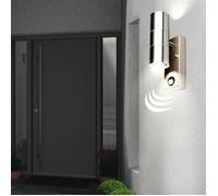 V-TAC Applique LED extérieure VT-7622PIR 7503 GU10 acier inoxydable