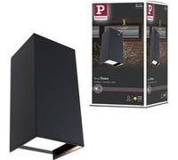 Applique LED Flame IP44 carré 102x220mm 3000K 2x5,8W 2x540lm 230V 105° Anthracite Aluminium aluminium