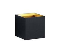 Applique Led intérieure éclairage haut/bas noir et or - - Louis