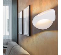 Applique LED métal lumière blanche ovale salon chambre couloir éclairage