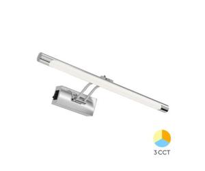 Applique LED miroir chrome 8W 3en1 IP20