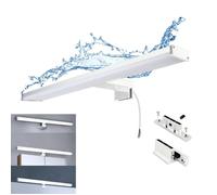 Applique LED Miroir Salle de Bain 10W IP44 Chromée, Lumière Blanche Neutre 4000K, Aluminium Slim 40 cm - Éclairage Moderne