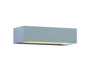 Applique LED moderne V-TAC 9W - Taille moyenne - 3000K Blanc chaud - IP65 Lampe extérieur étanche - Corps en aluminium gris moulé sous pression - Eclairage mural compatible avec les capteurs
