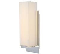 Applique LED salle à manger verre lumière chrome cuisine spot satiné